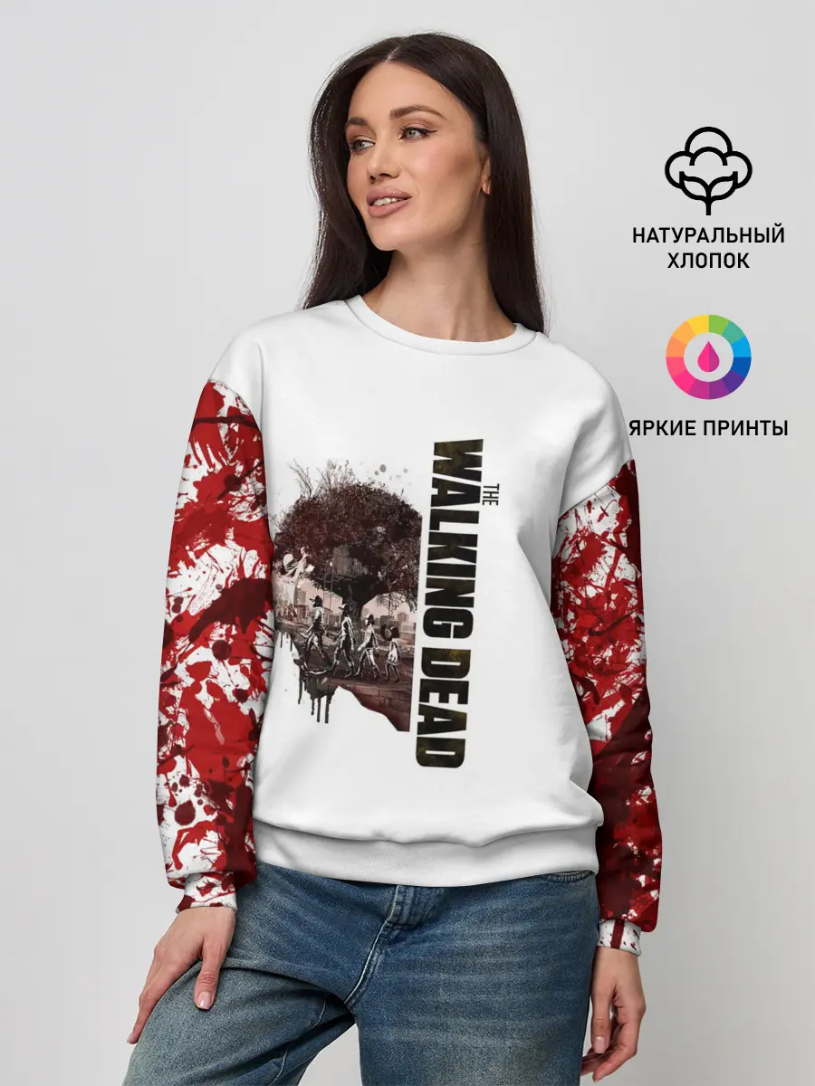 Женский свитшот / Ходячие Мертвецы 11