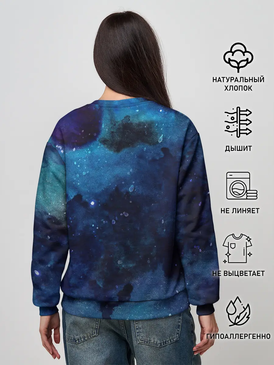 Женский свитшот / Темнота глубин