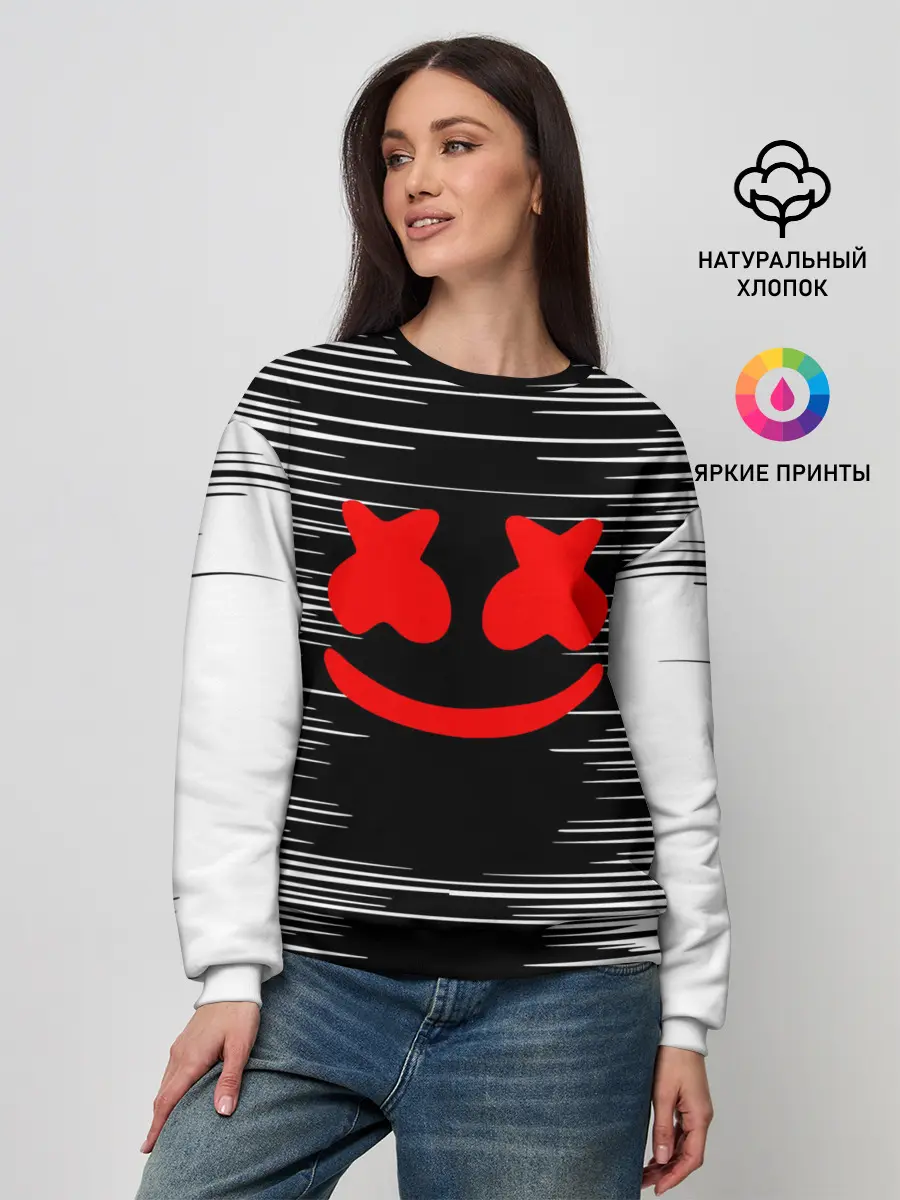 Женский свитшот / MARSHMELLO MELT / МАРШМЕЛЛО,