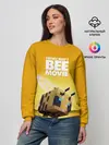 Женский свитшот / BEE MOVIE Minecraft
