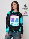 Женский свитшот / MARSHMELLO NEON: МАРШМЕЛЛО НЕОН.