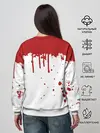 Женский свитшот / ИГРА В КАЛЬМАРА ПЕРСОНАЖ 457 КРОВЬ