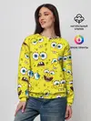 Женский свитшот / Губка Боб / SpongeBob pattern