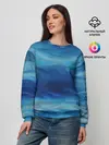 Женский свитшот / Акварельное море