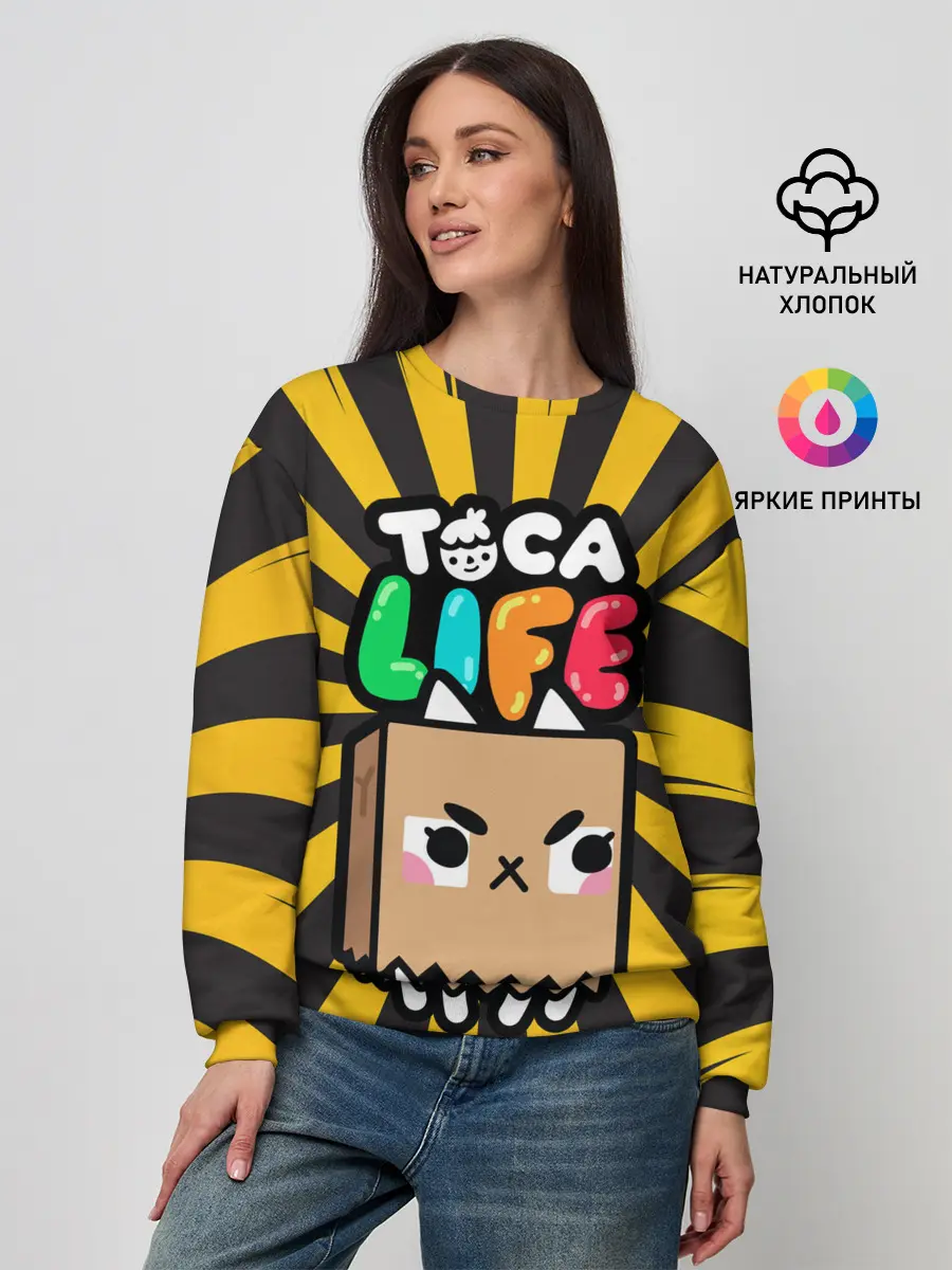 Женский свитшот / Крокет | Toca Boca