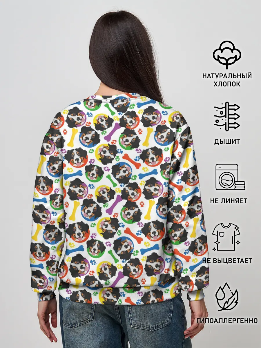 Женский свитшот / Бернский Зенненхунд