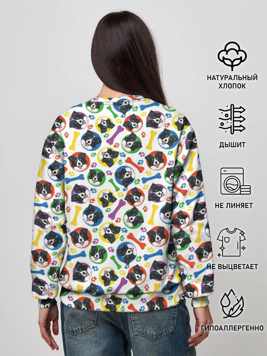 Женский свитшот / Бордер-Колли