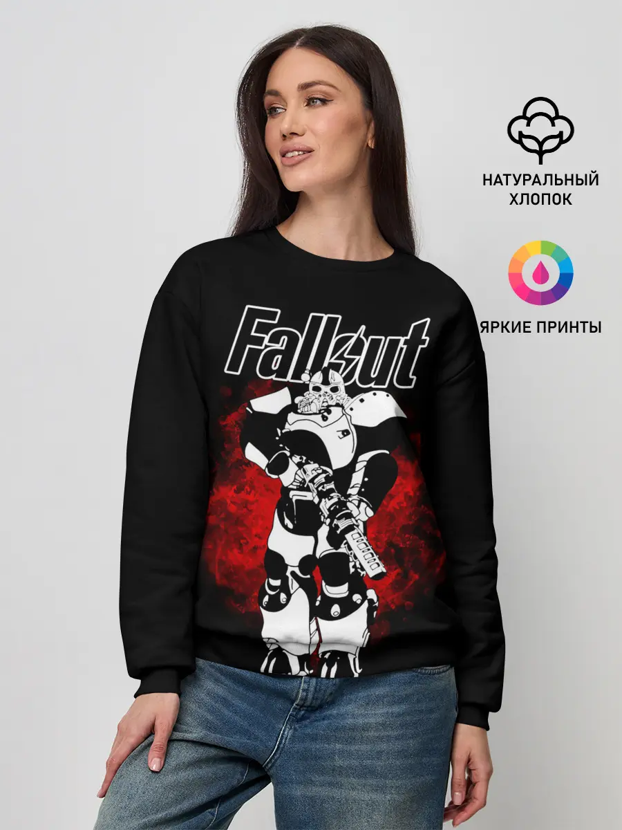 Женский свитшот / Fallout / Фоллаут, в доспехах