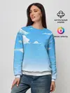Женский свитшот / Летнее небо