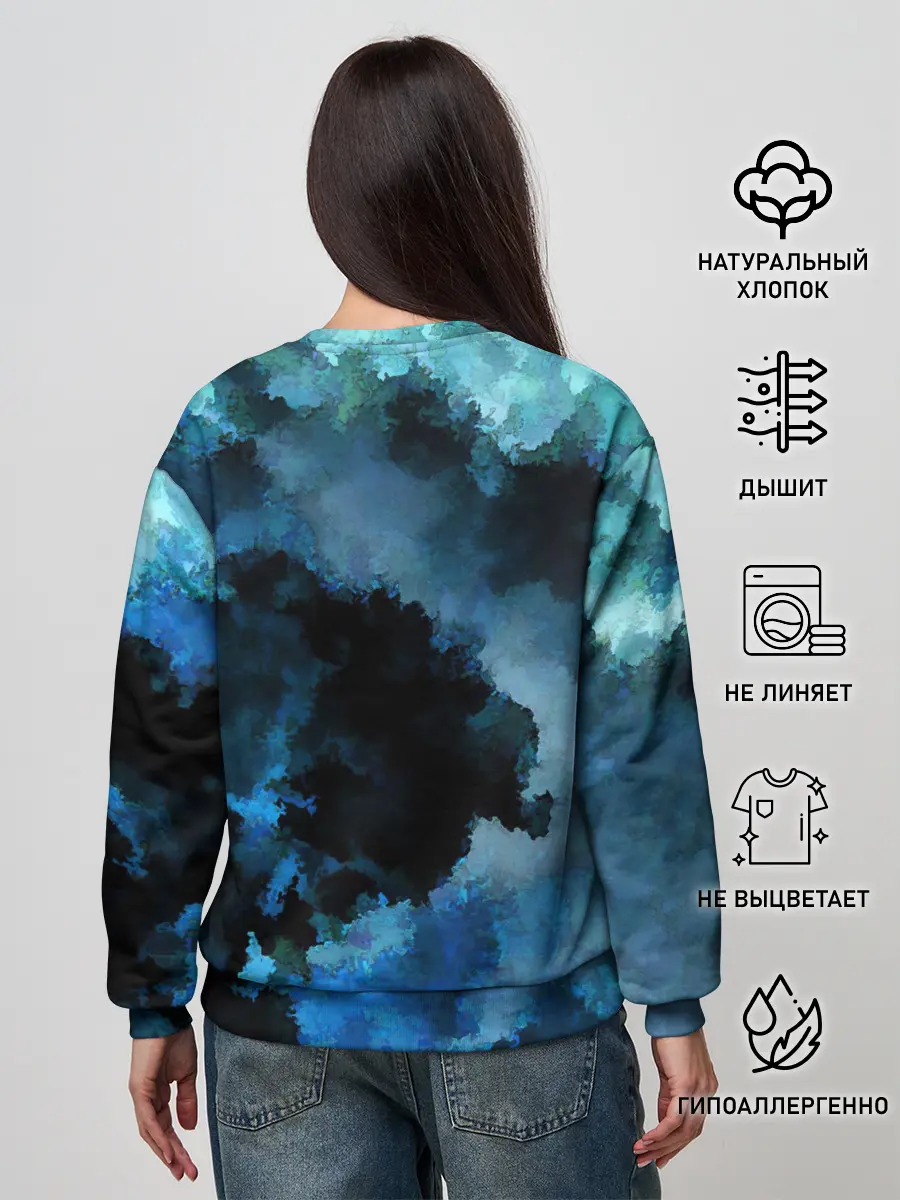 Женский свитшот / Взрыв на глубине