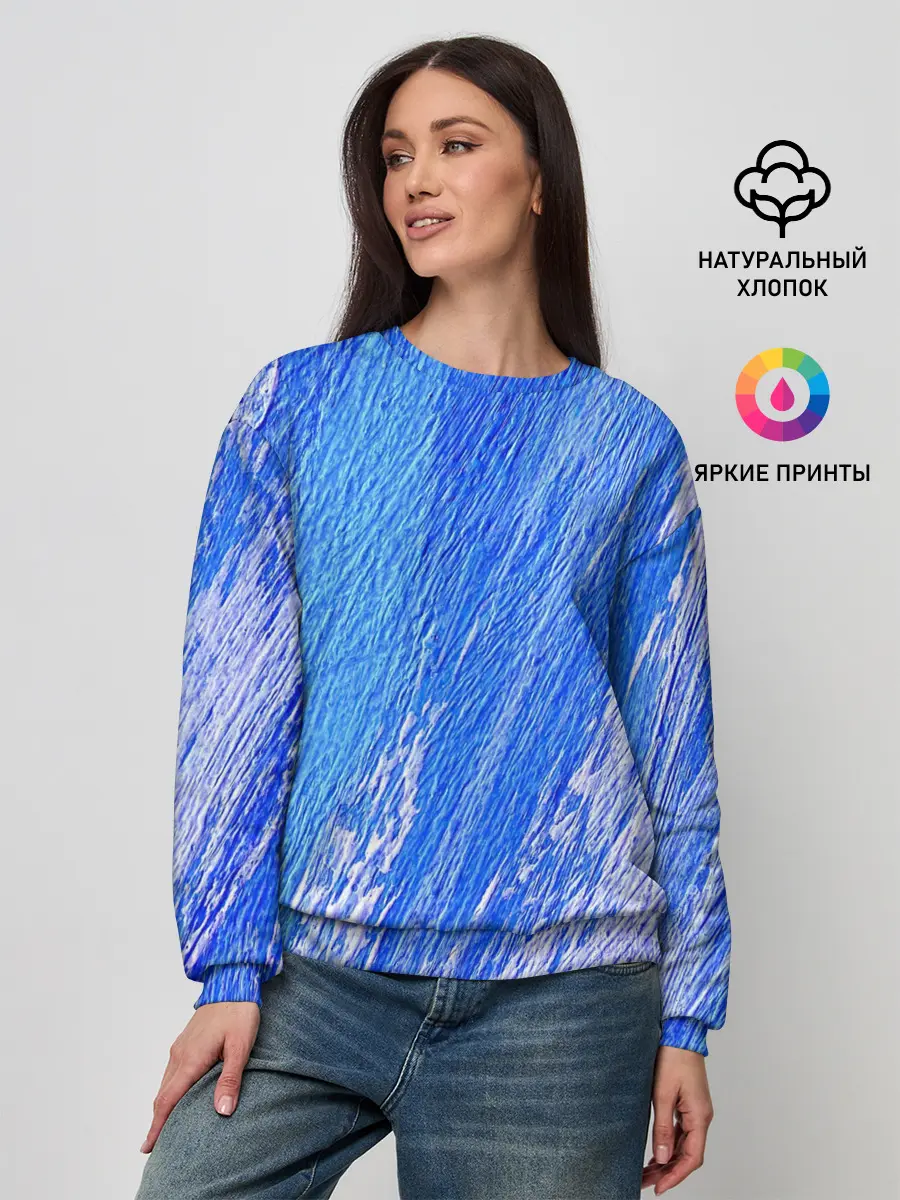 Женский свитшот / Крупные мазки