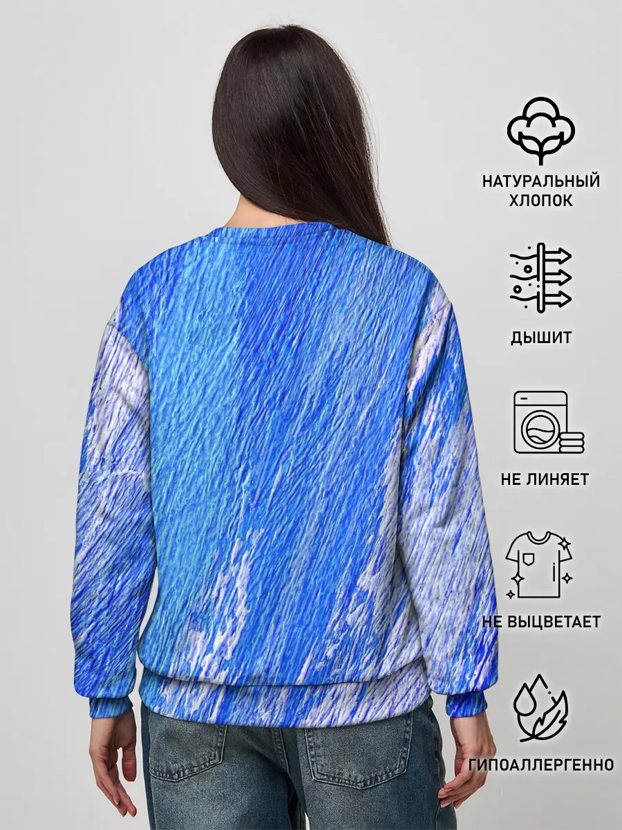 Женский свитшот / Крупные мазки