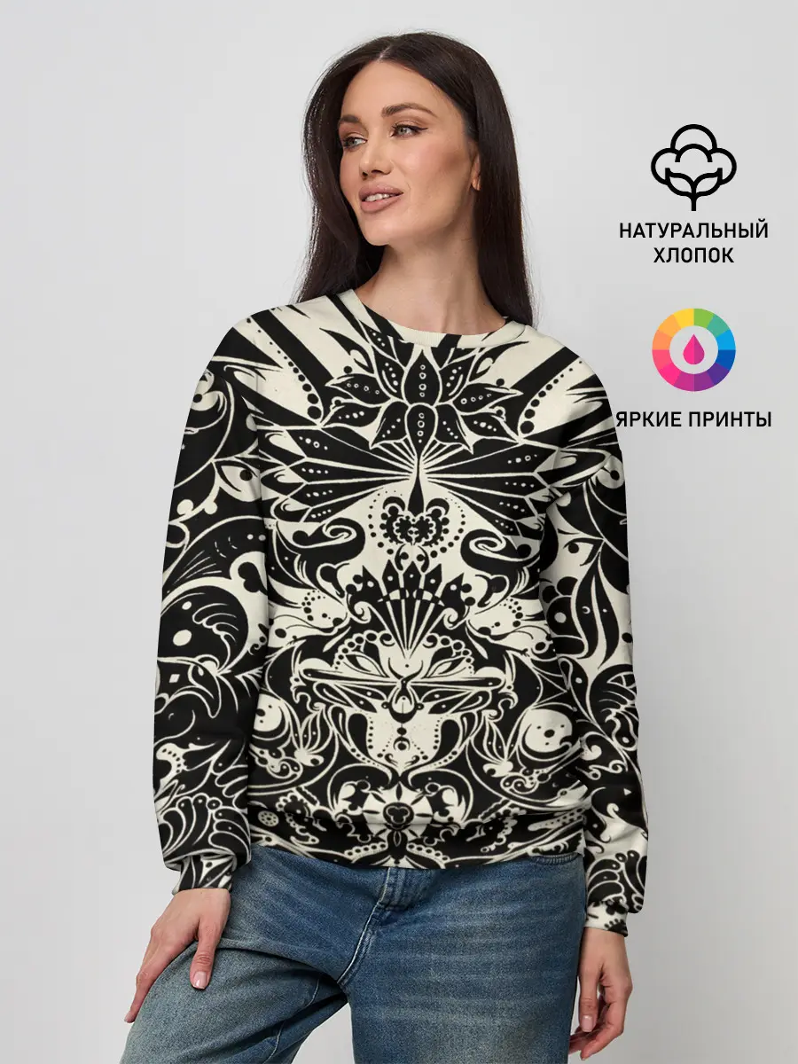 Женский свитшот / Муар