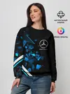 Женский свитшот / Mercedes AMG | Осколки стекла