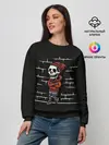 Женский свитшот / Skeleton | Скелет