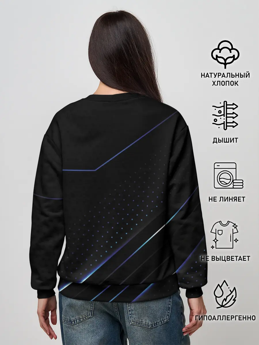 Женский свитшот / Volvo, полоски