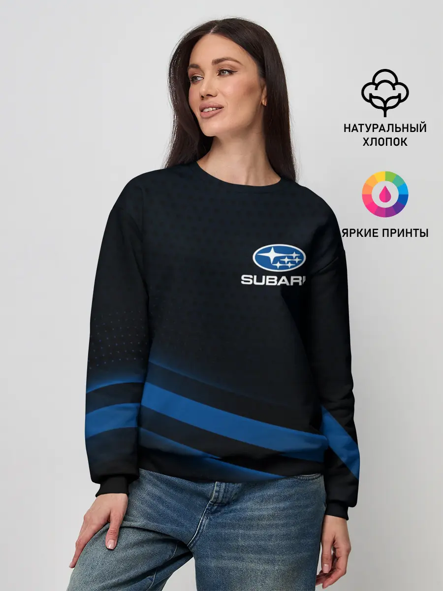 Женский свитшот / Subaru, sport style