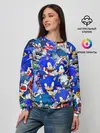 Женский свитшот / SONIC СИНИЙ ЁЖ СОНИК