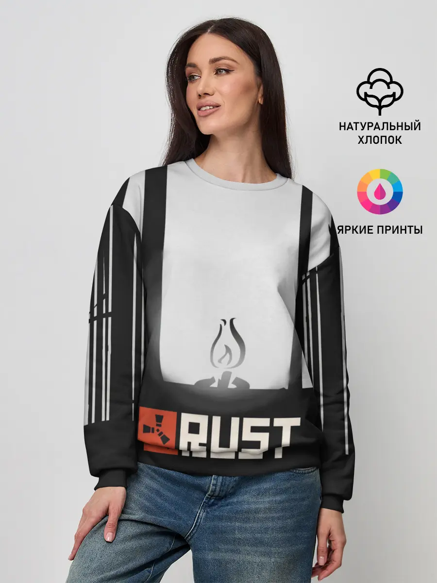 Женский свитшот / Огонёк из Раста