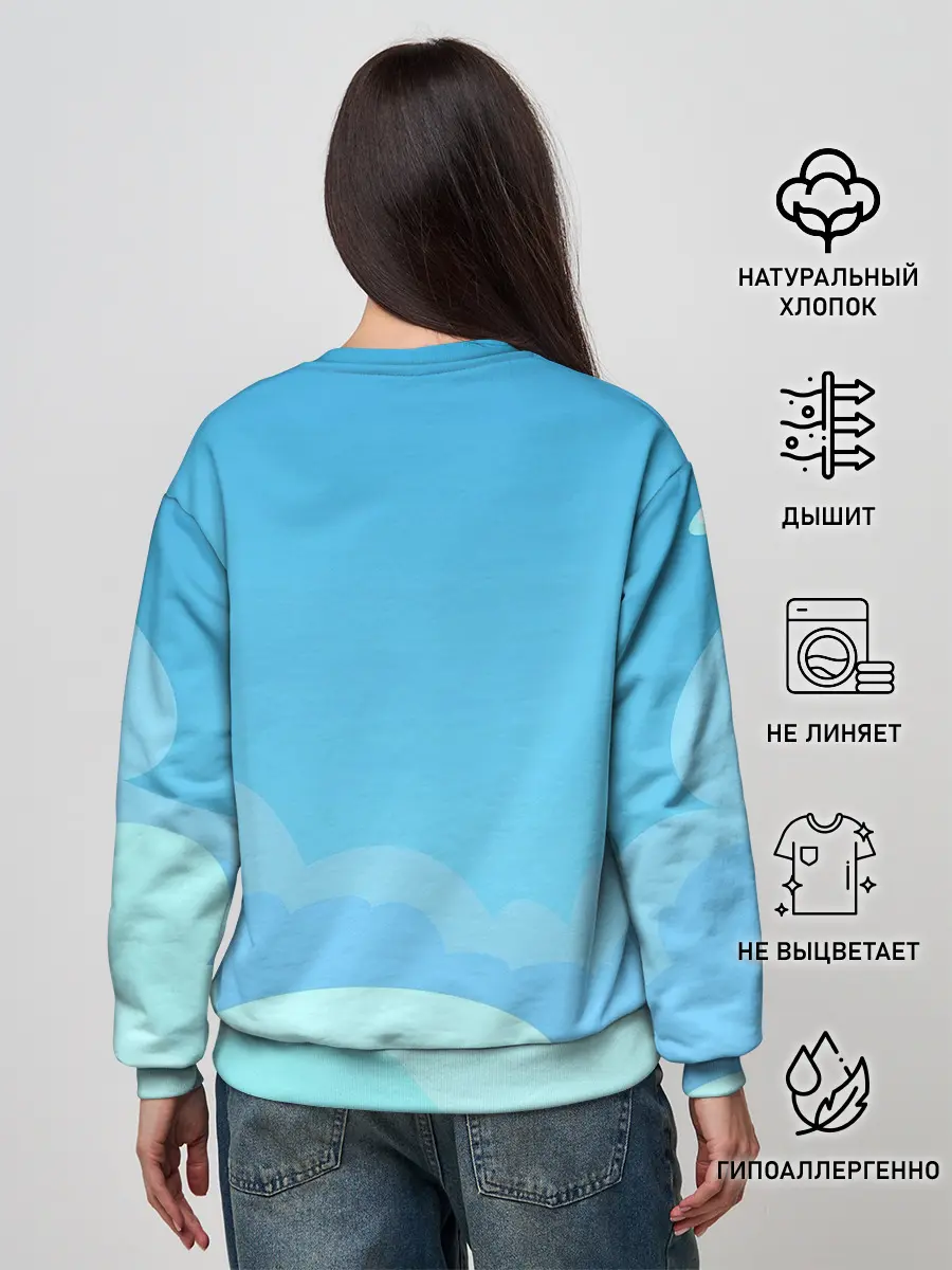 Женский свитшот / Небо после грозы