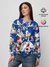Женский свитшот / SONIC ПАТТЕРН / СОНИК
