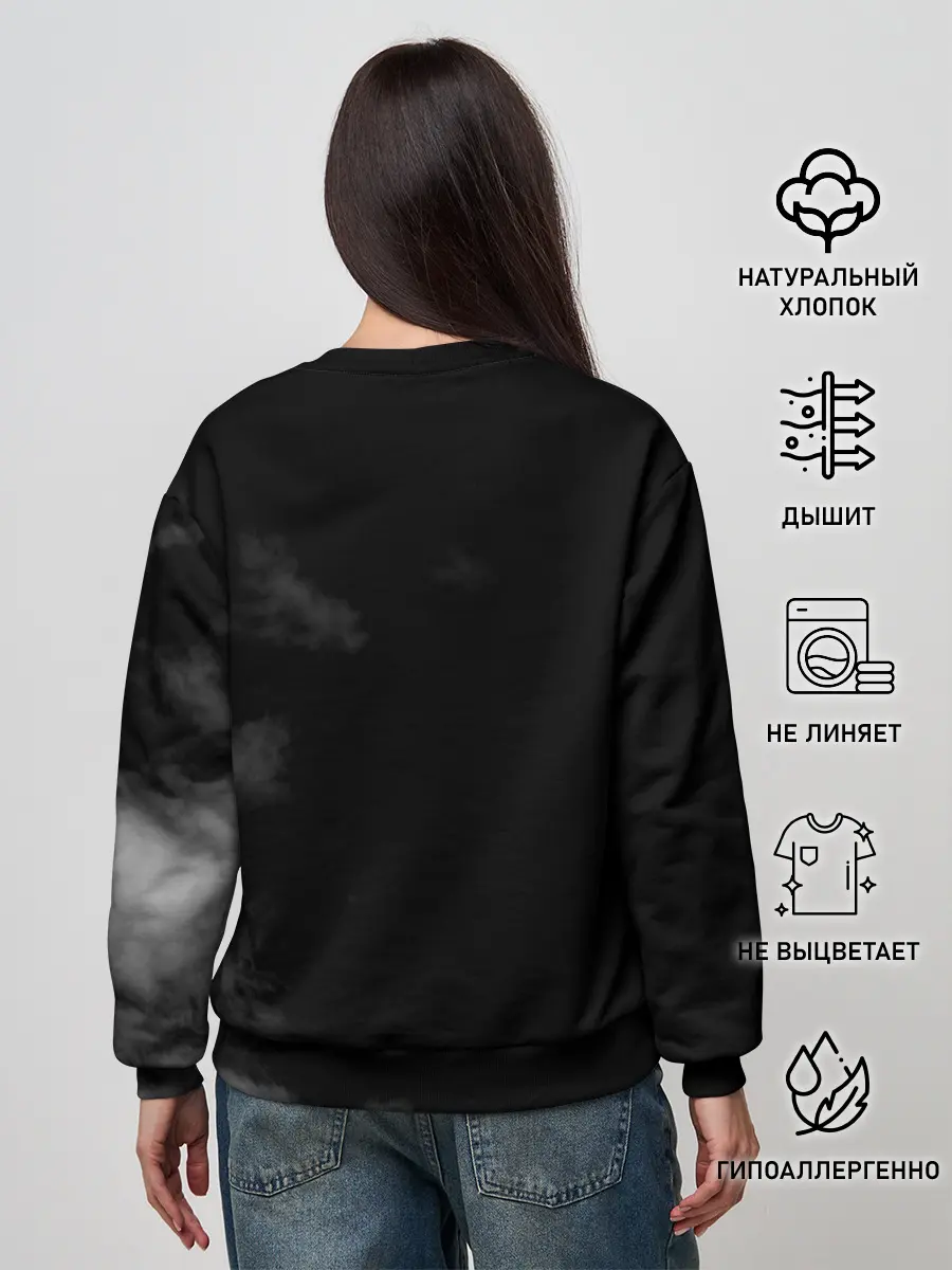 Женский свитшот / Профиль Виктора Цой