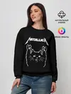 Женский свитшот / Meowtallica.