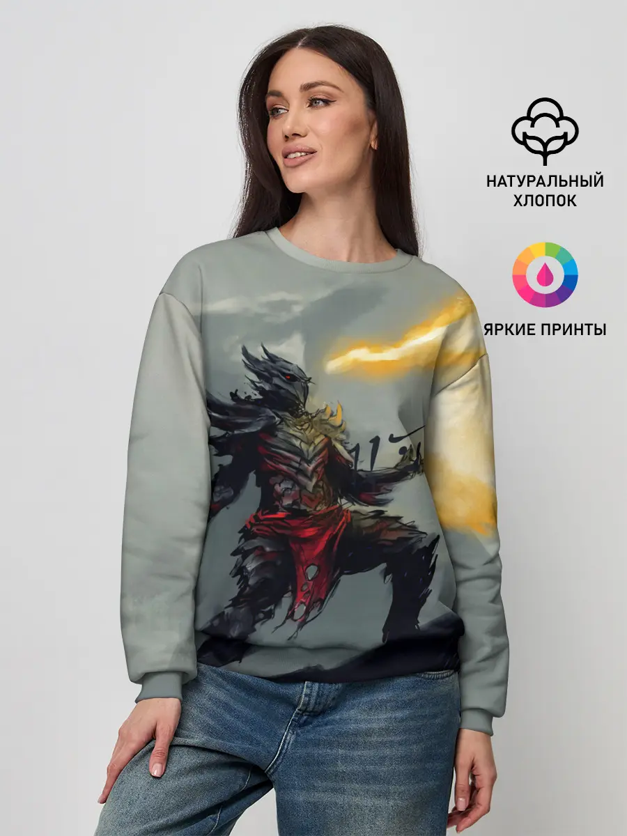 Женский свитшот / Dragonborne is here