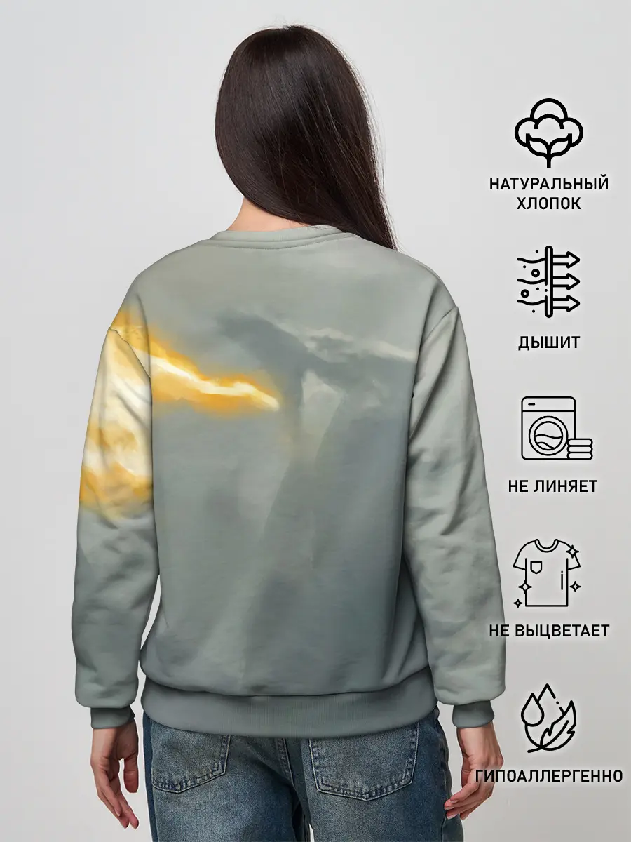 Женский свитшот / Dragonborne is here