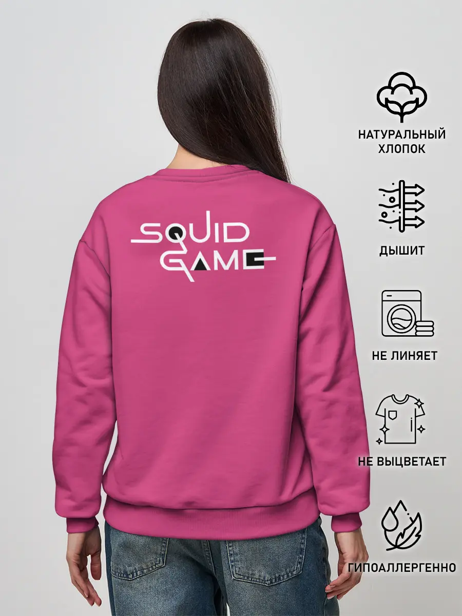 Женский свитшот / Игра в кальмара: логотип.