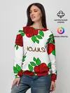 Женский свитшот / Юлия в розах