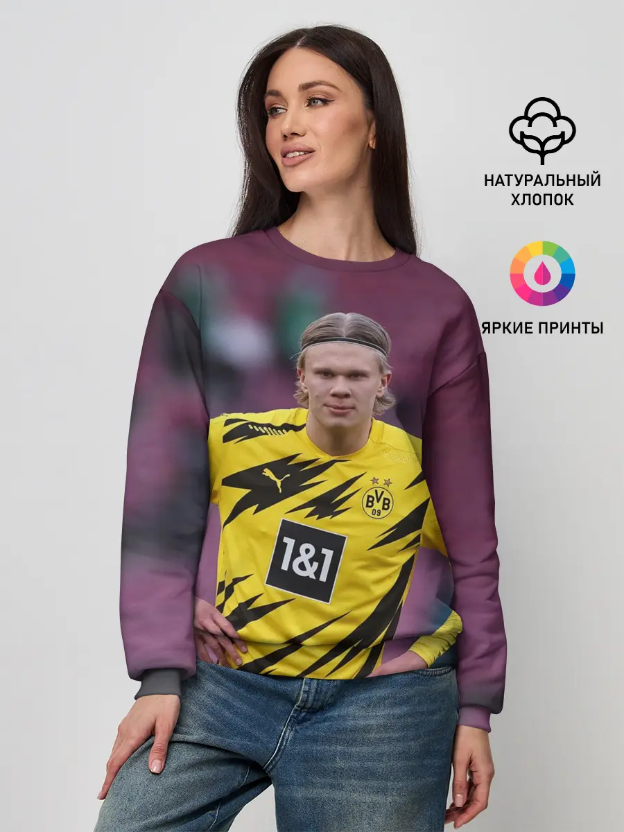 Женский свитшот / Erling Haaland