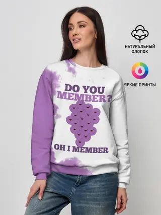 Женский свитшот / А ты помнишь? Ох я помню | Южный Парк