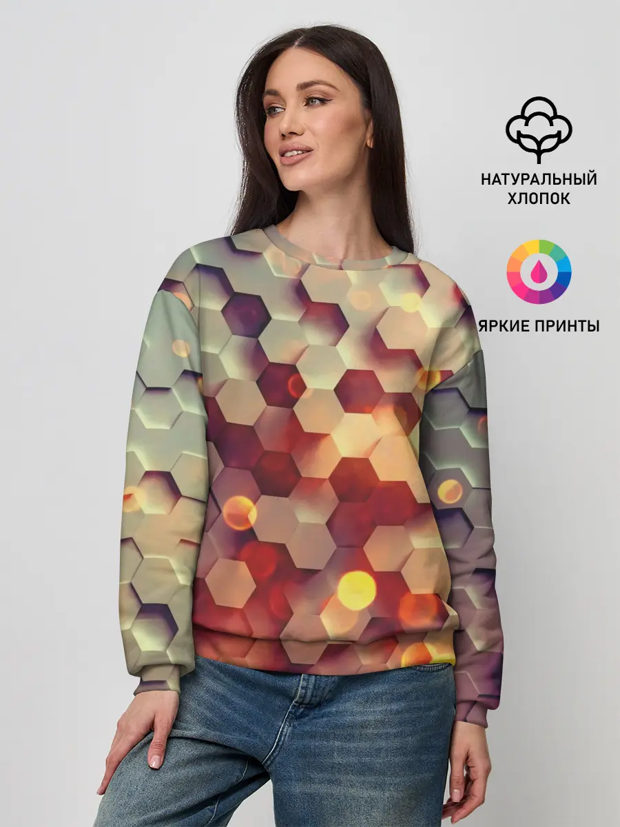 Женский свитшот / 3Д фигуры