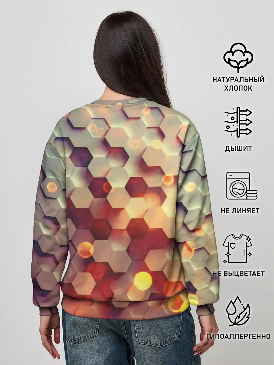 Женский свитшот / 3Д фигуры