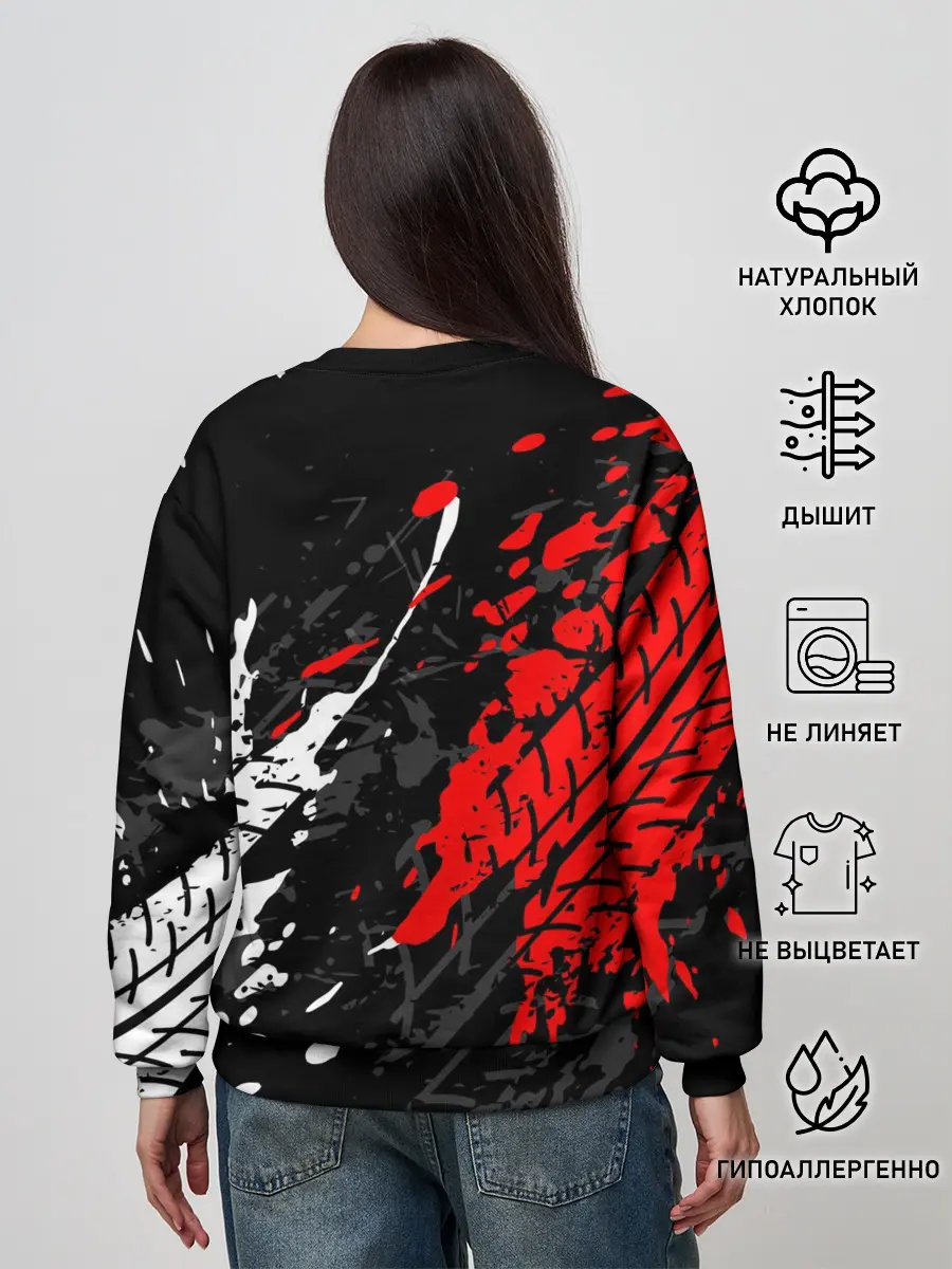 Женский свитшот / TOYOTA RED / TOYOTA SPORT