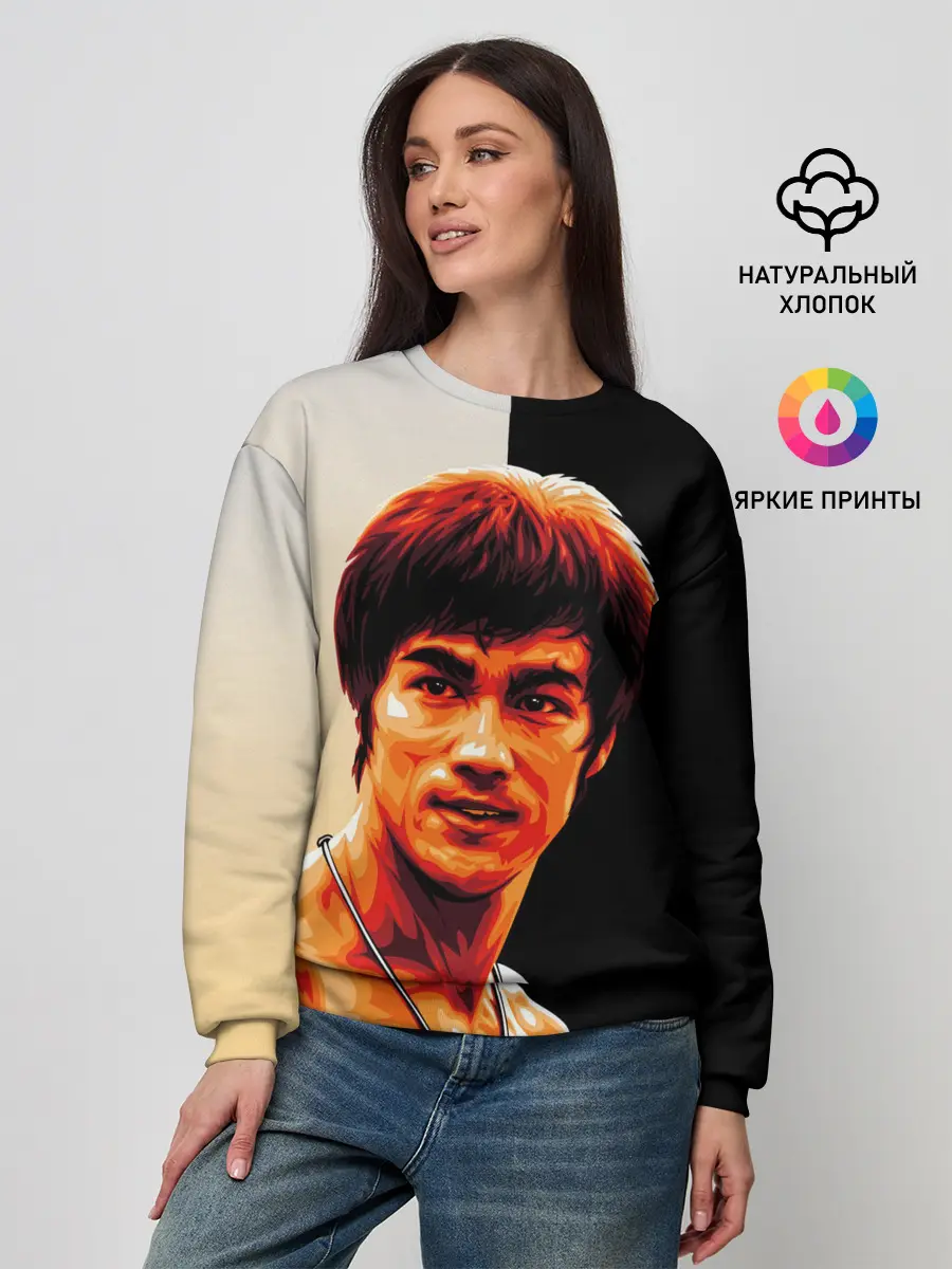 Женский свитшот / Будь водой