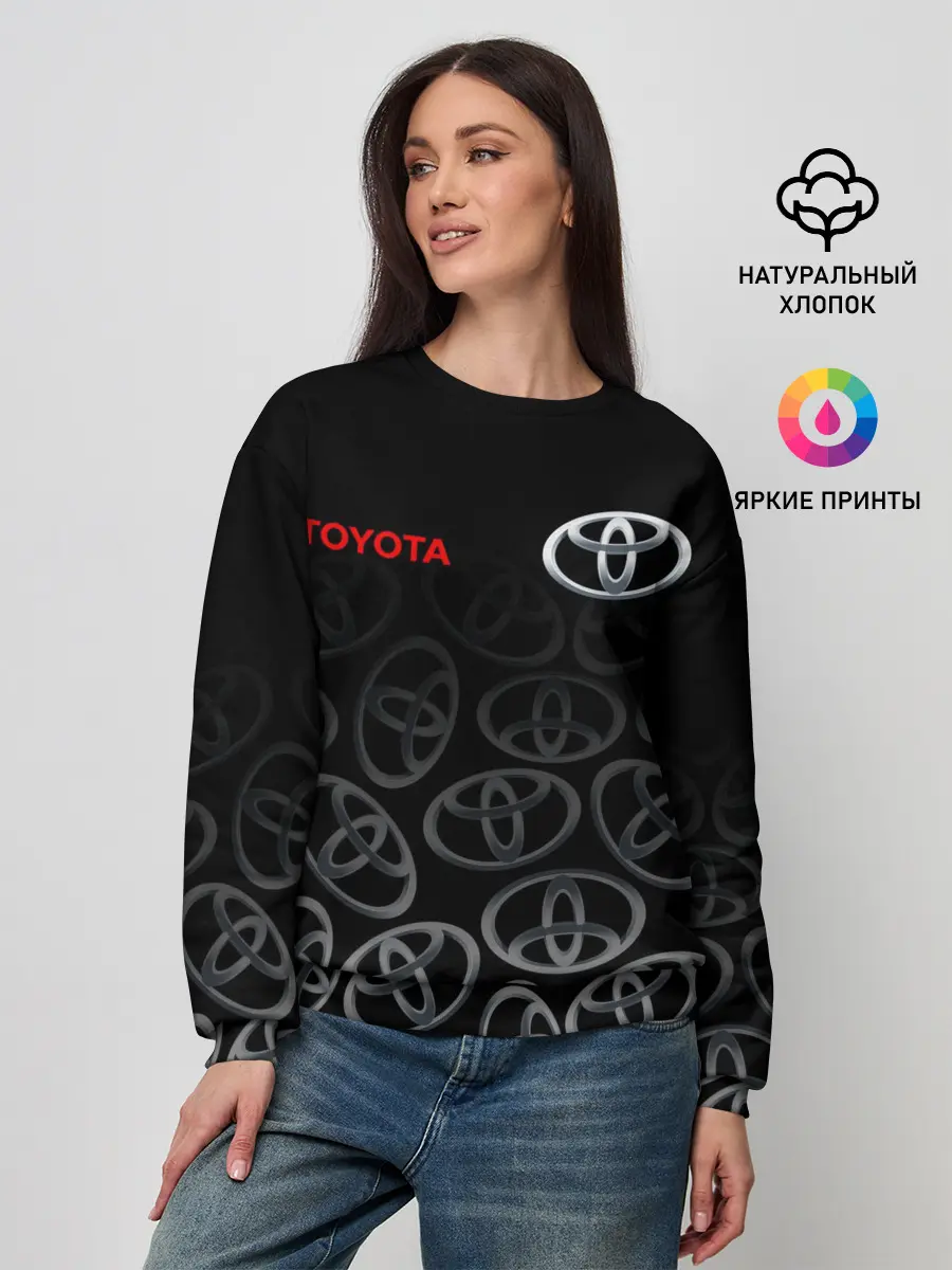 Женский свитшот / TOYOTA SPORT / LOGOBOMBING