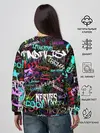 Женский свитшот / neon graffiti | Smile