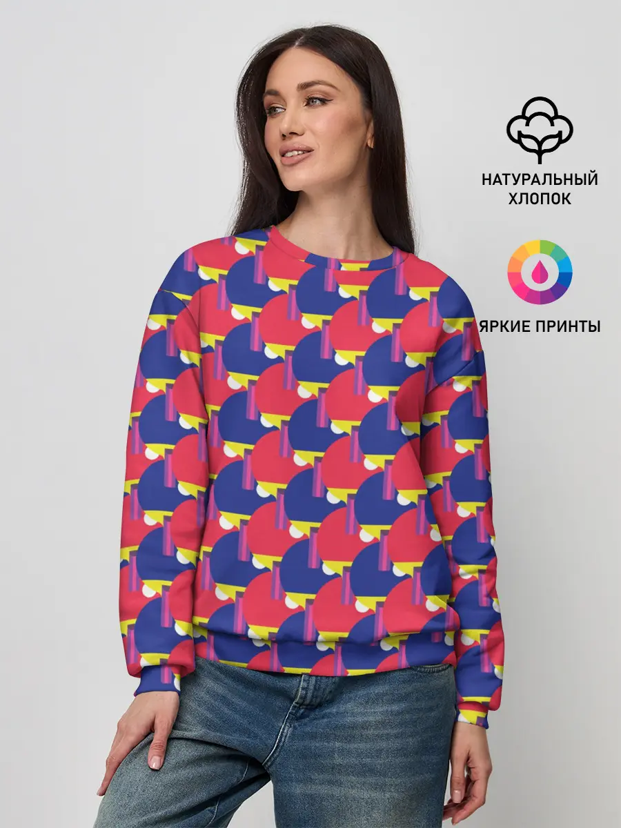 Женский свитшот / Теннисные Ракетки