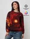 Женский свитшот / КОСМИЧЕСКИЙ ВИХРЬ