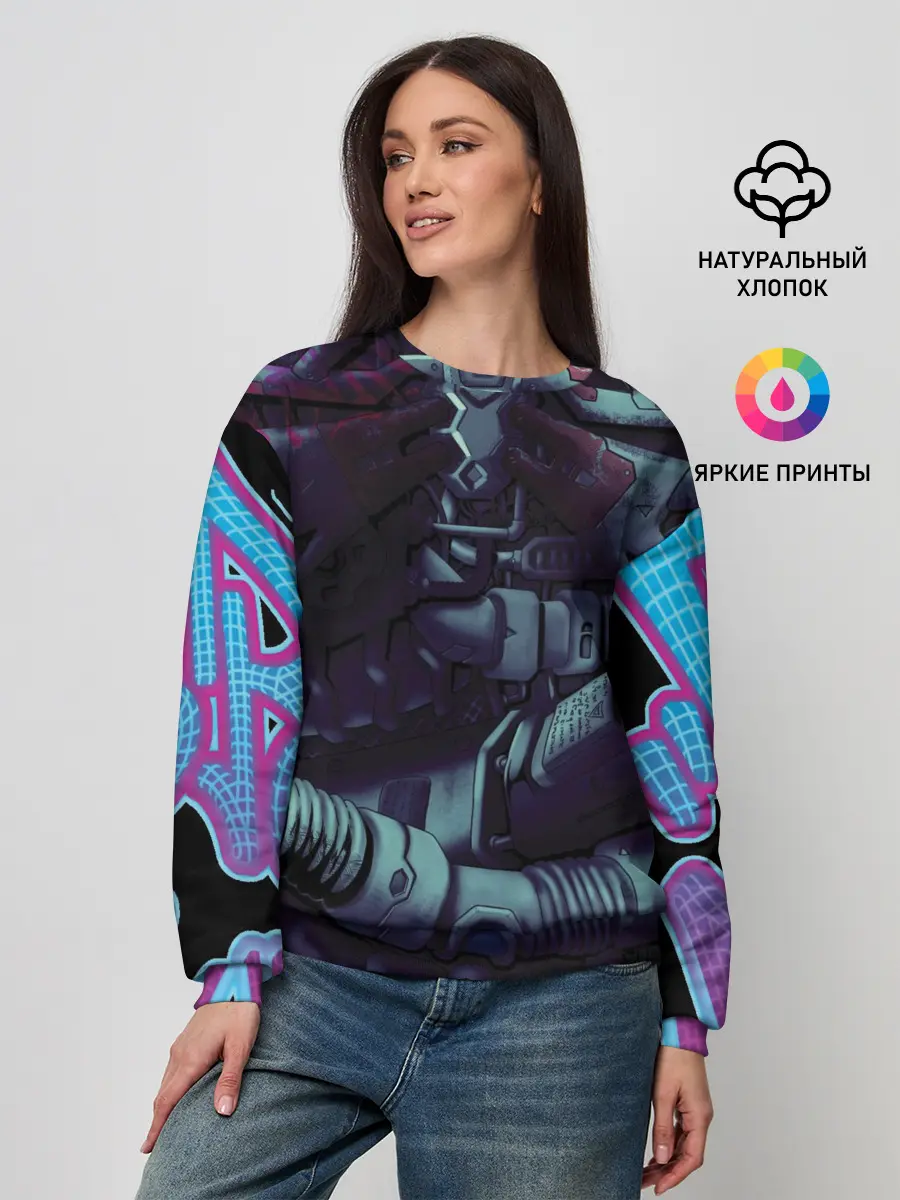 Женский свитшот / Cuber skelet