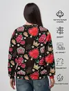 Женский свитшот / Корона и розы