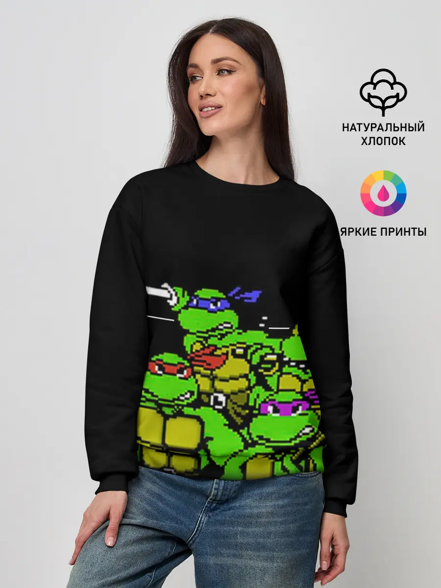 Женский свитшот / Черепашки Manhatten Project