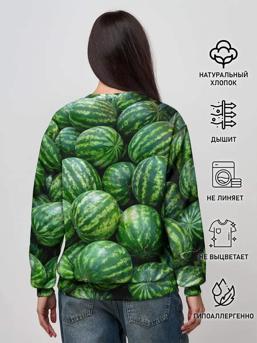 Женский свитшот / Арбузы