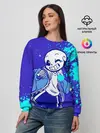 Женский свитшот / UNDERTALE SANS BLUE