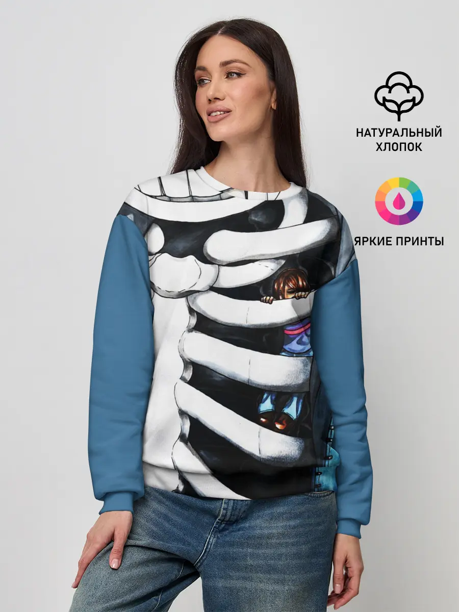 Женский свитшот / SANS AND FRISK