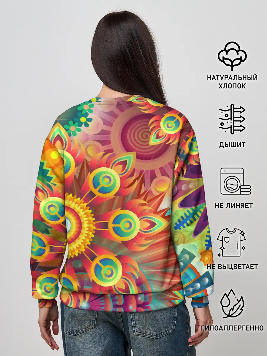 Женский свитшот / Тропики