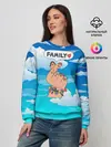Женский свитшот / Семья это мир и любовь