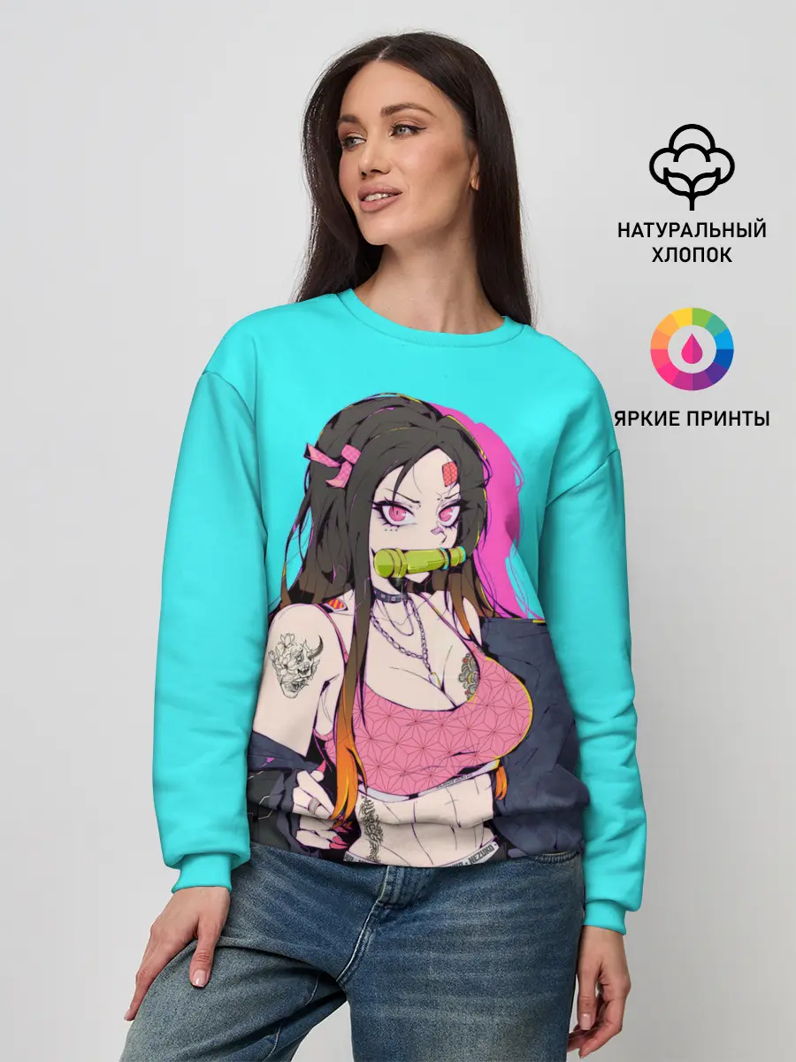 Женский свитшот / Стильная Нэезуко